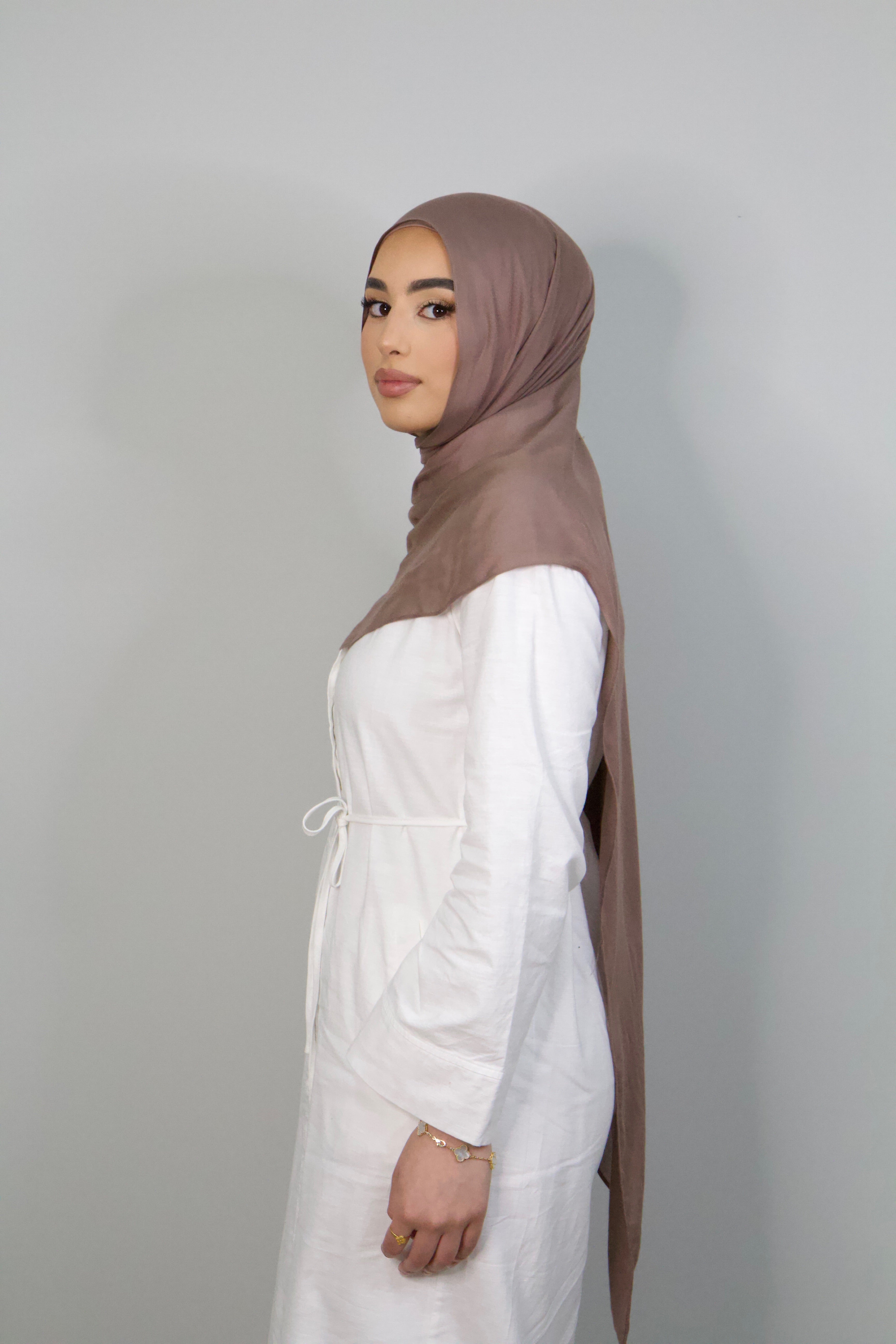 TAUPE HIJAB SET