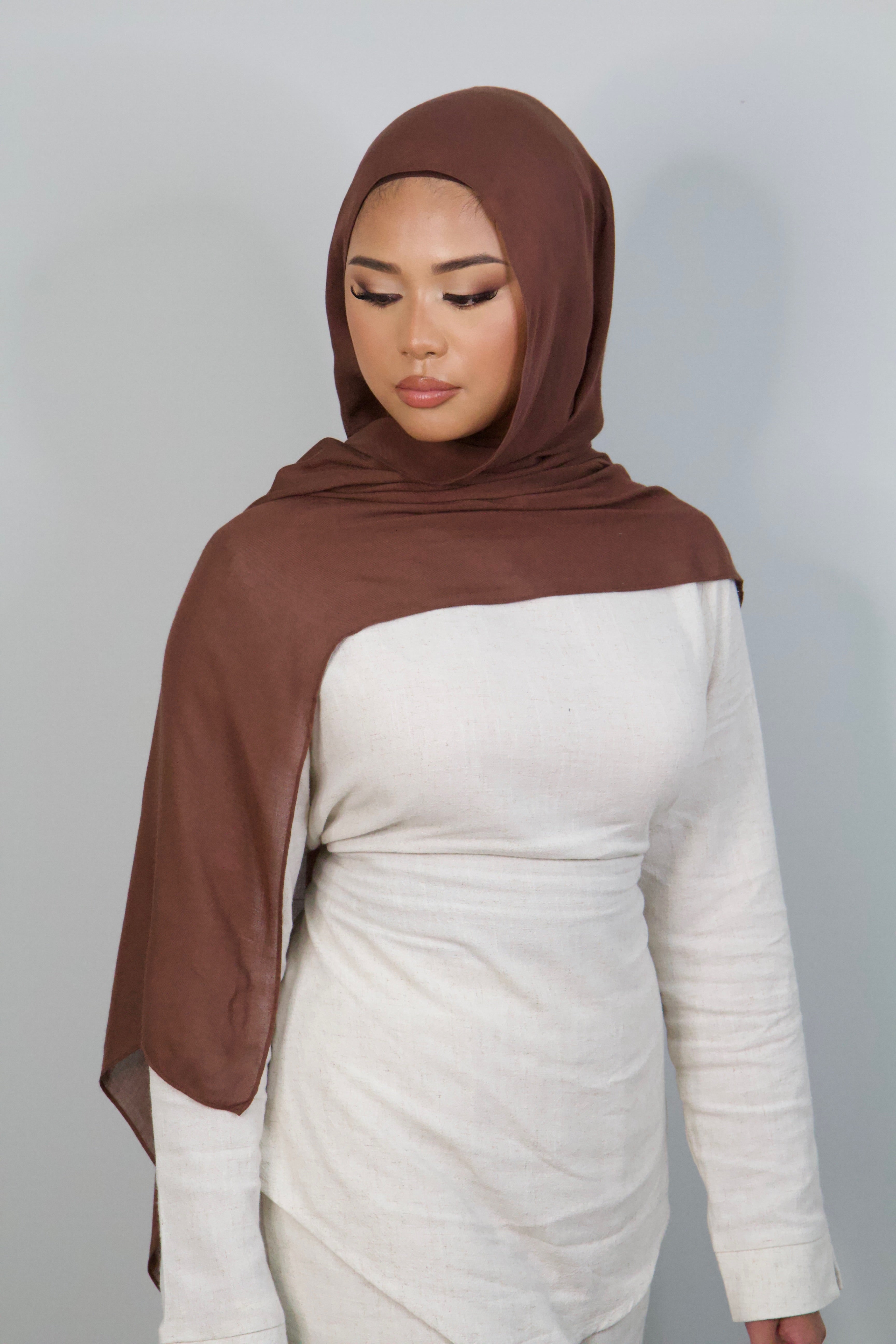 CHESTNUT HIJAB SET