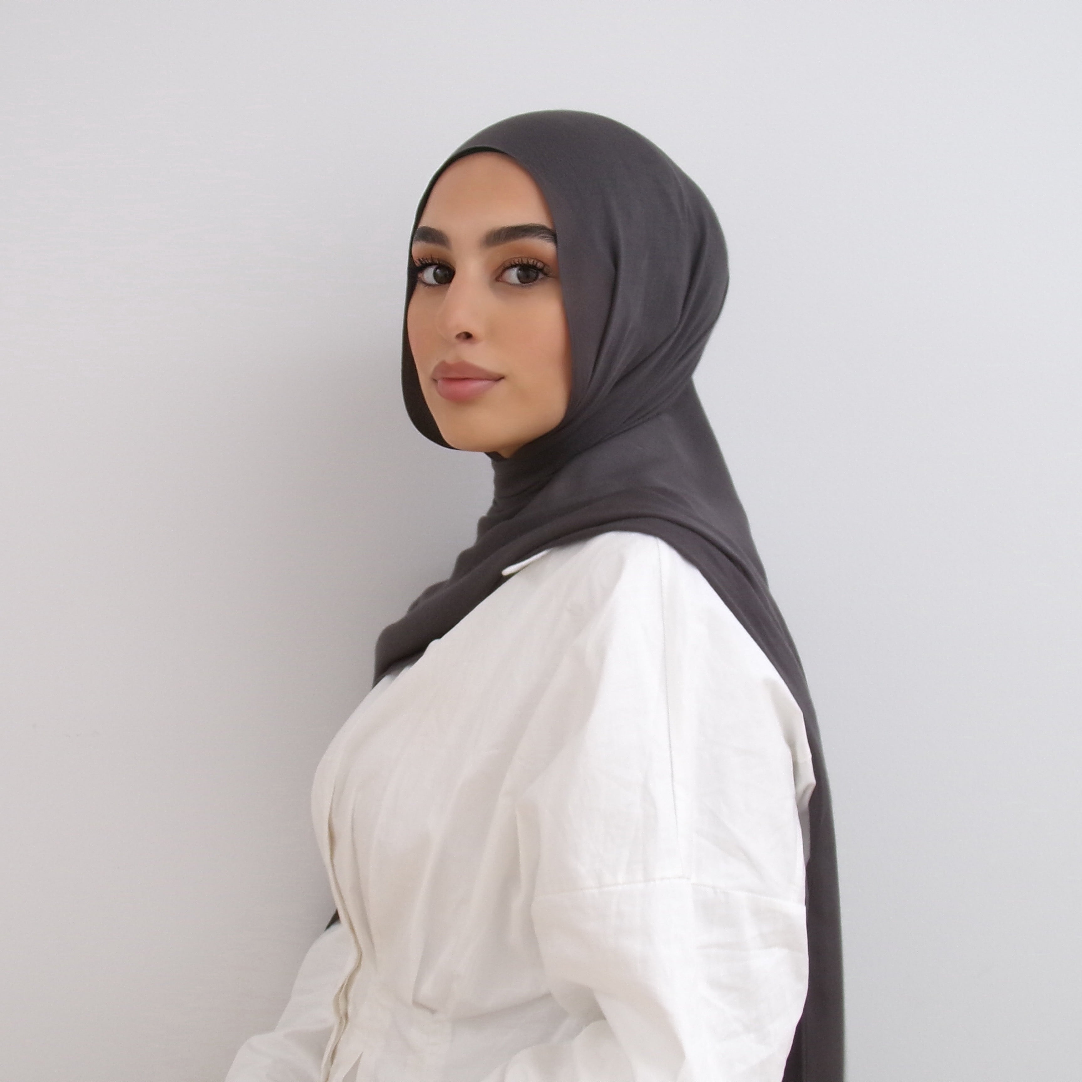 GRAPHITE MODAL HIJAB (No undercap Included)
