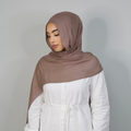 TAUPE HIJAB SET (Velvet non-slip undercap Included)